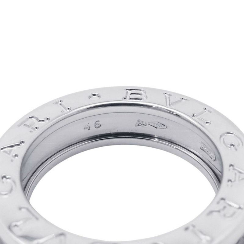 ブルガリ リング ビーゼロワン B-zero1 1バンド K18WGホワイトゴールド サイズ46 346566 BVLGARI 指輪 ジュエリー