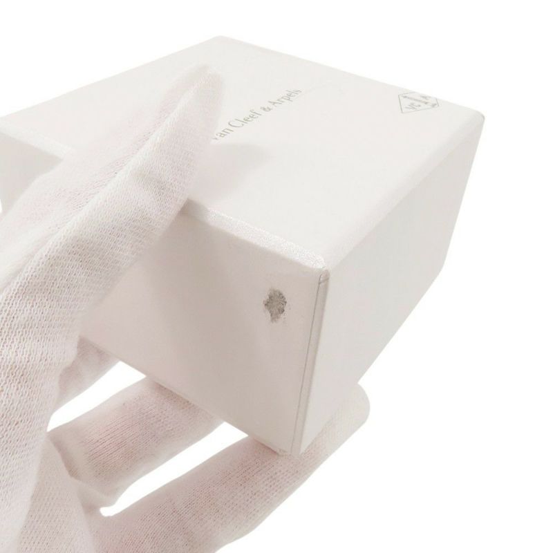 ヴァンクリーフ&アーペル ピアス ヴィンテージ アルハンブラ イヤリング マザーオブパール K18WGホワイトゴールド VCARF48600