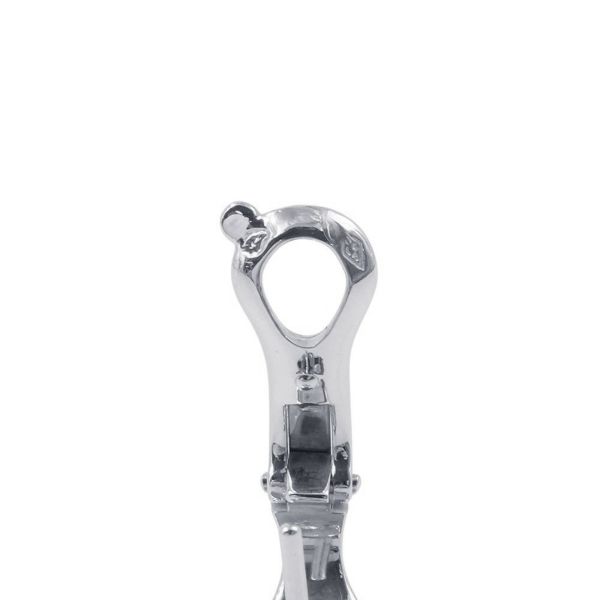 ヴァンクリーフ&アーペル ピアス ヴィンテージ アルハンブラ イヤリング マザーオブパール K18WGホワイトゴールド VCARF48600