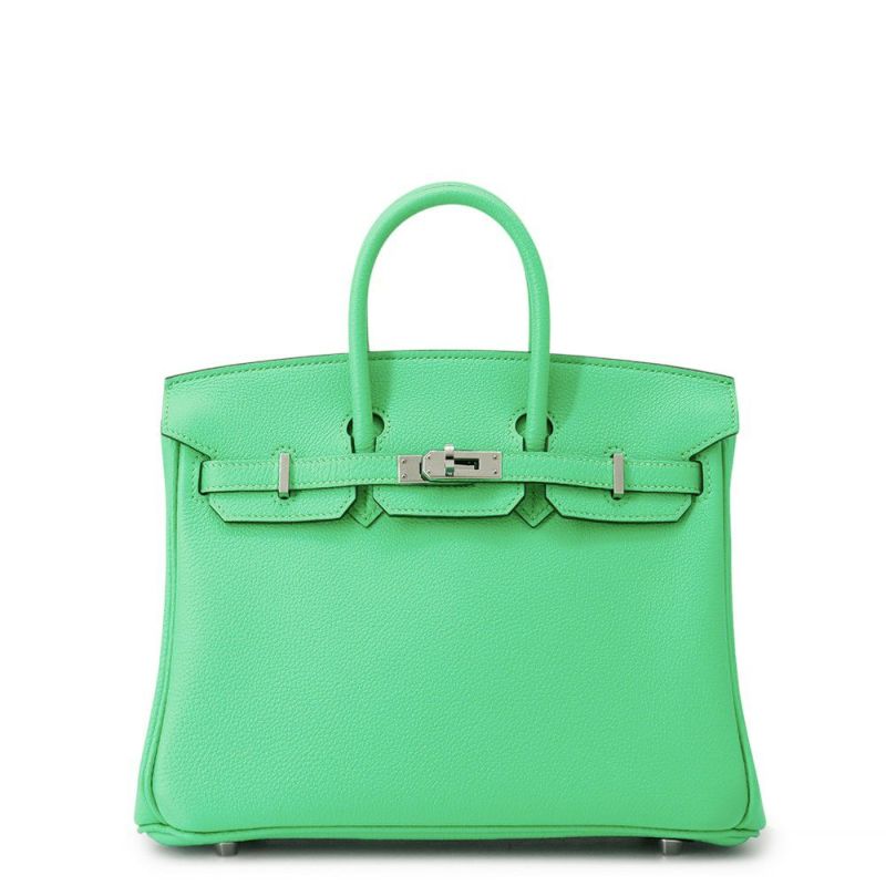 エルメス バーキン25 ヴェールコミック/シルバー金具 トゴ W刻印HERMES Birkin ハンドバッグ