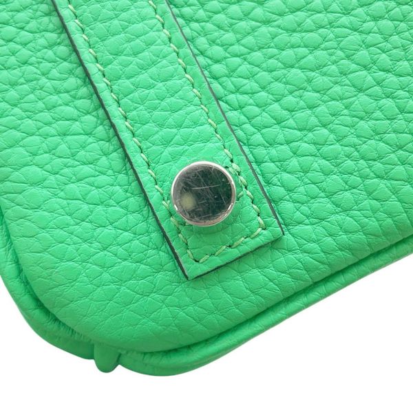 エルメス バーキン25 ヴェールコミック/シルバー金具 トゴ W刻印HERMES Birkin ハンドバッグ