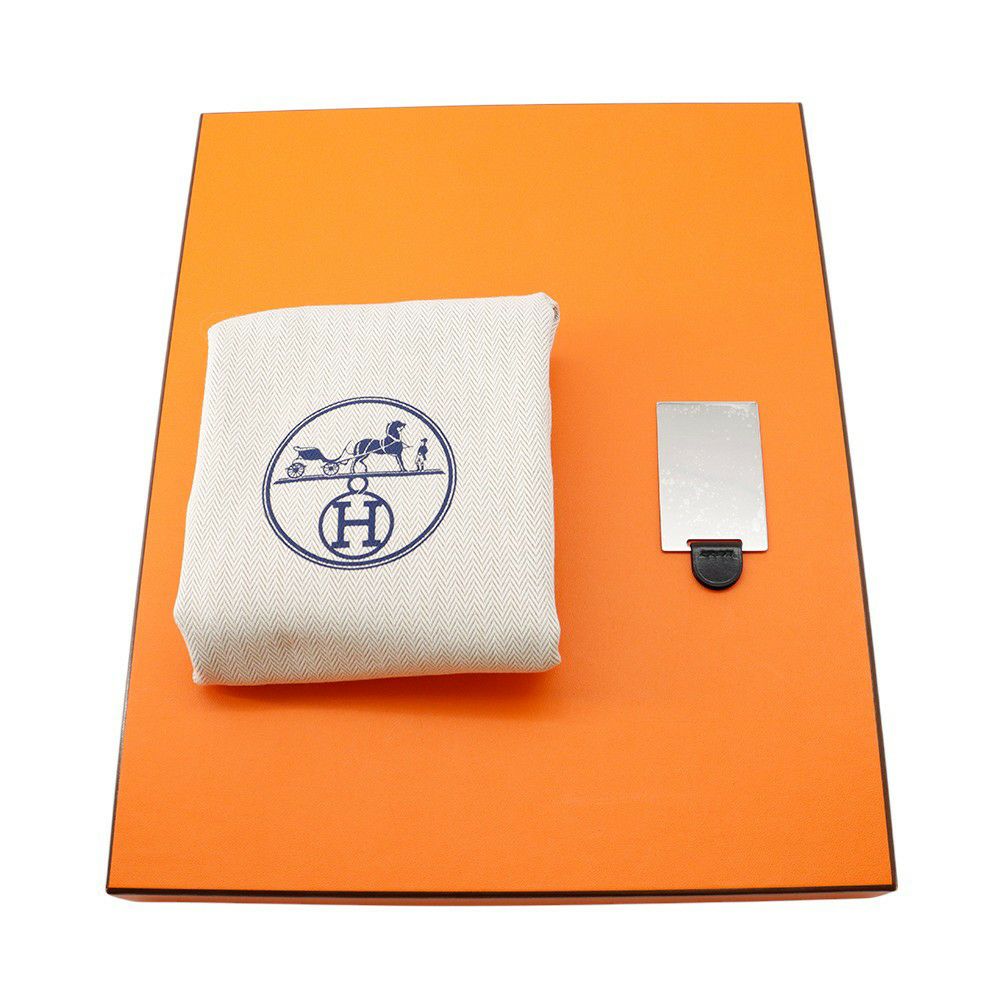 エルメス ミニ コンスタンス3 ミロワール クルーテ ブラック/シルバー金具 ボックスカーフ B刻印 黒