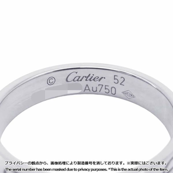 カルティエ リング ミニ ラブリング Love K18WGホワイトゴールド リングサイズ52 CRBB4085152 Cartier 指輪