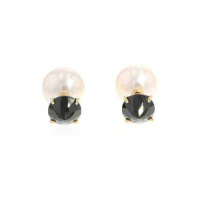 TASAKI タサキ ピアス ブラックスピネルイヤリング美品 - メルカリ