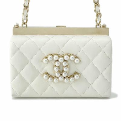 シャネル チェーンショルダーバッグ ココマーク マトラッセ ラムスキン AP3452 CHANEL バッグ 安心保証