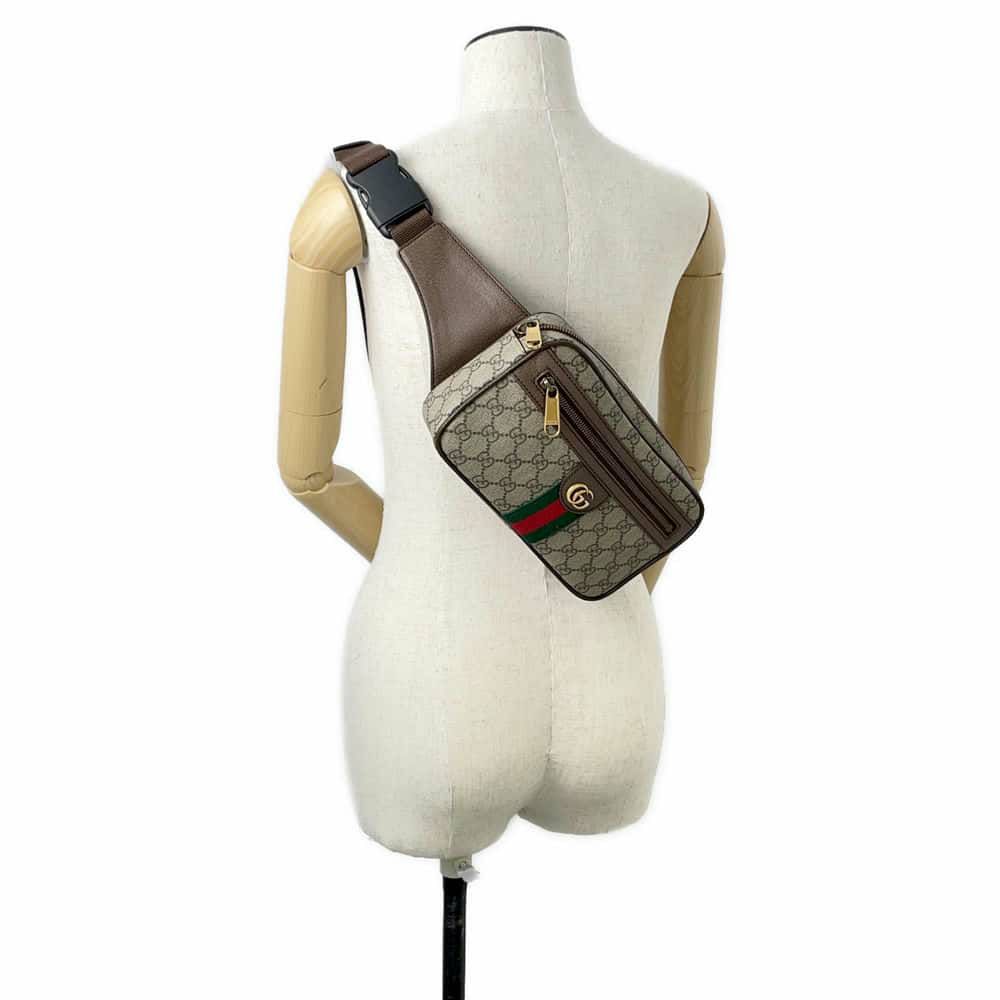 グッチ ボディバッグ GGスプリーム オフィディア GG ベルトバッグ 574796 GUCCI ウエストバッグ ウエストポーチ メンズ