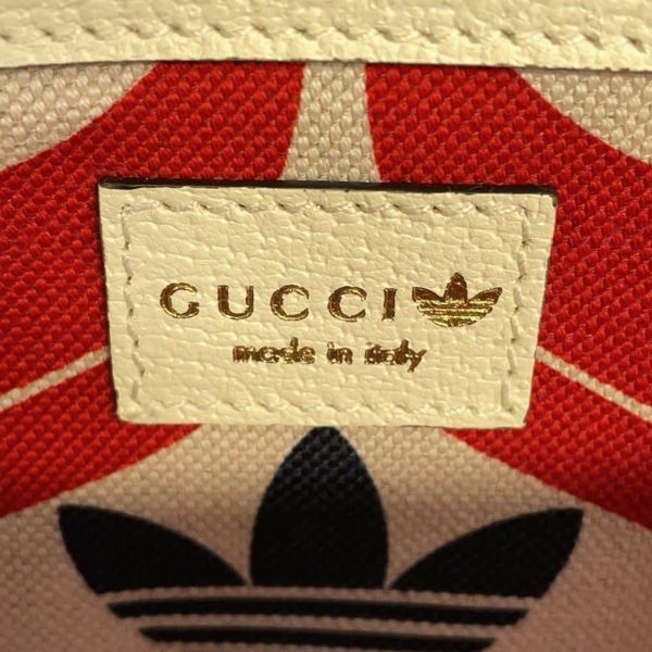 グッチ チェーンショルダーバッグ アディダスコラボ ホースビット1955 スモール 722009 GUCCI adidas 2way 白 黒