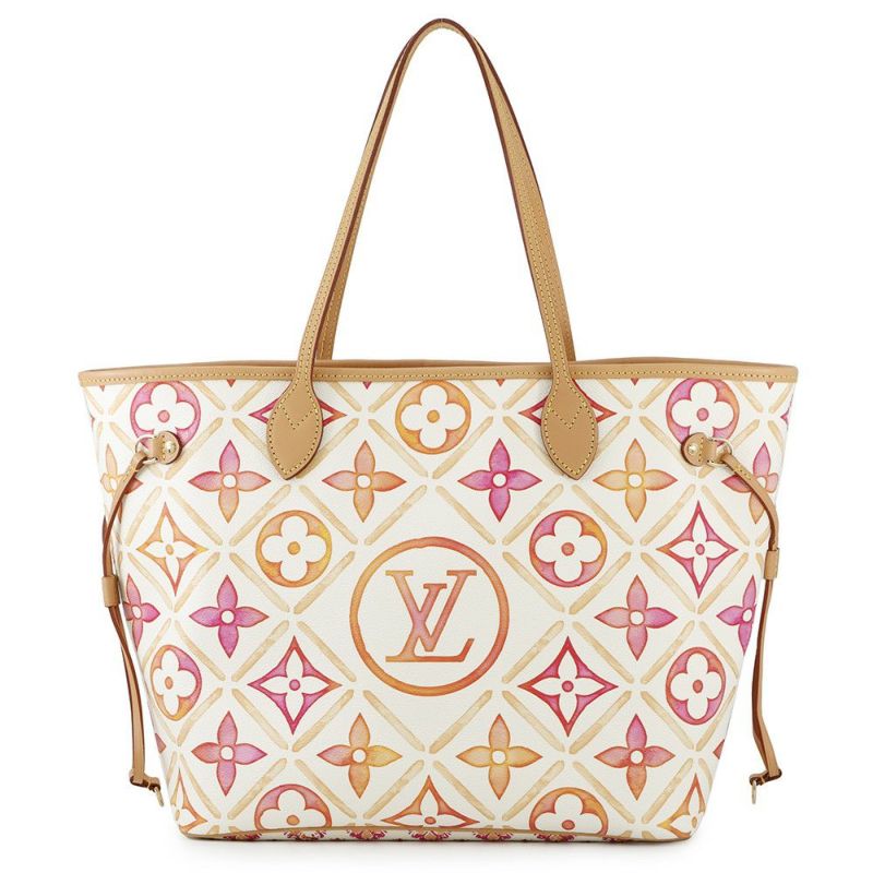ルイヴィトン トートバッグ モノグラム・タイル/バイ・ザ・プール ネヴァーフルMM M25317 ヴィトン バッグ