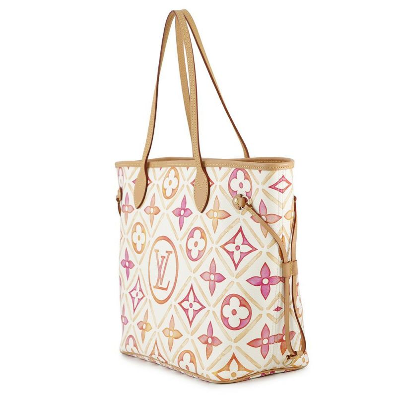 ルイヴィトン トートバッグ モノグラム・タイル/バイ・ザ・プール ネヴァーフルMM M25317 ヴィトン バッグ