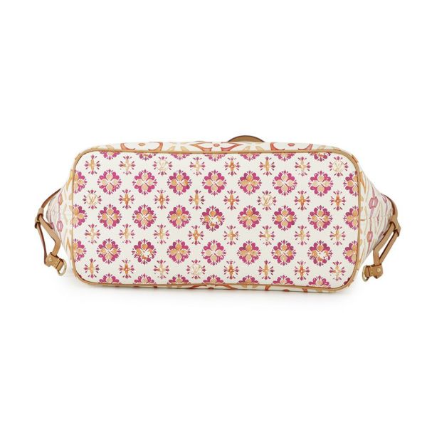 ルイヴィトン トートバッグ モノグラム・タイル/バイ・ザ・プール ネヴァーフルMM M25317 ヴィトン バッグ