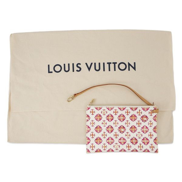 ルイヴィトン トートバッグ モノグラム・タイル/バイ・ザ・プール ネヴァーフルMM M25317 ヴィトン バッグ