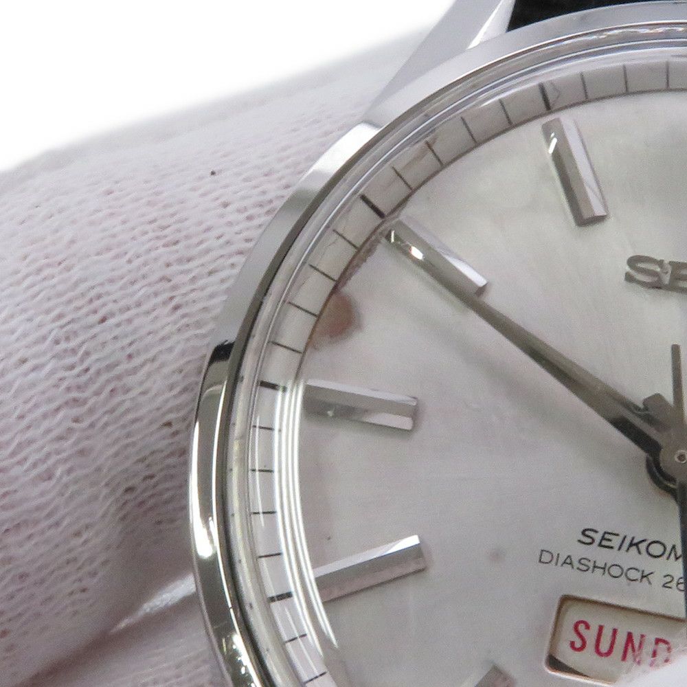 セイコーマチック ウィークデーター デイト 6206-8040 SEIKO 腕時計 ウォッチ シルバー文字盤 アンティーク