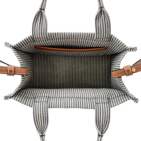 セリーヌ ハンドバッグ カバ タイス スモール キャンバス 199162FU5 CELINE 2way ストライプ