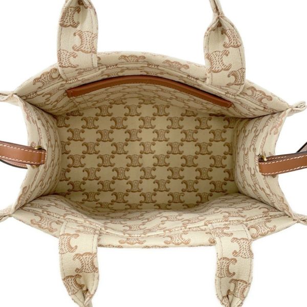 セリーヌ ハンドバッグ トリオンフ カバ タイス スモール キャンバス 199162 CELINE 2way