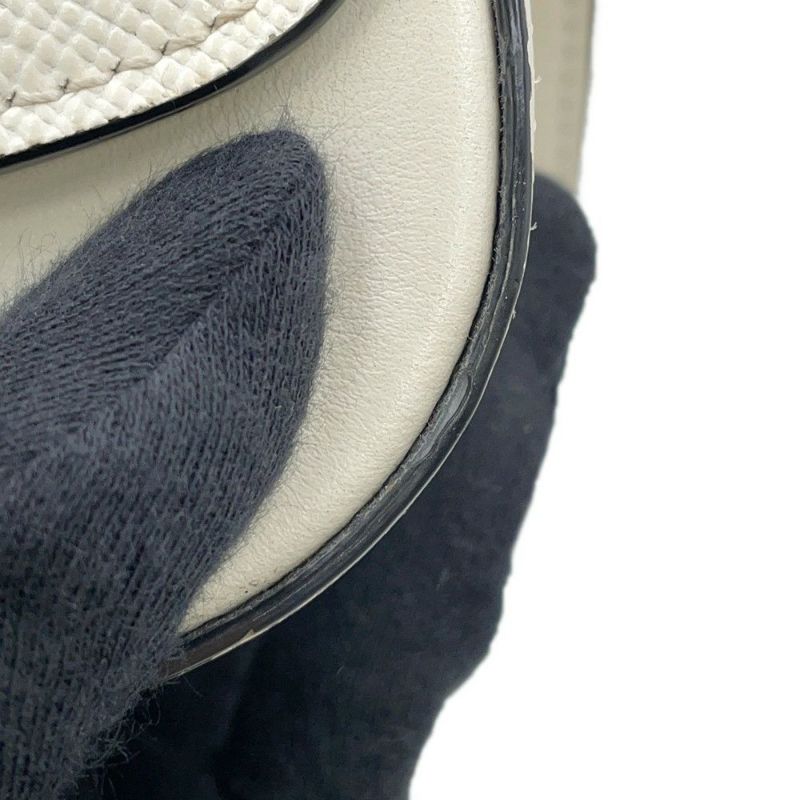 プラダ ショルダーバッグ アイデンティティ サフィアーノレザー 1BD249 PRADA 白