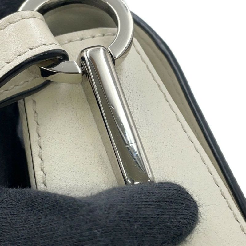 プラダ ショルダーバッグ アイデンティティ サフィアーノレザー 1BD249 PRADA 白