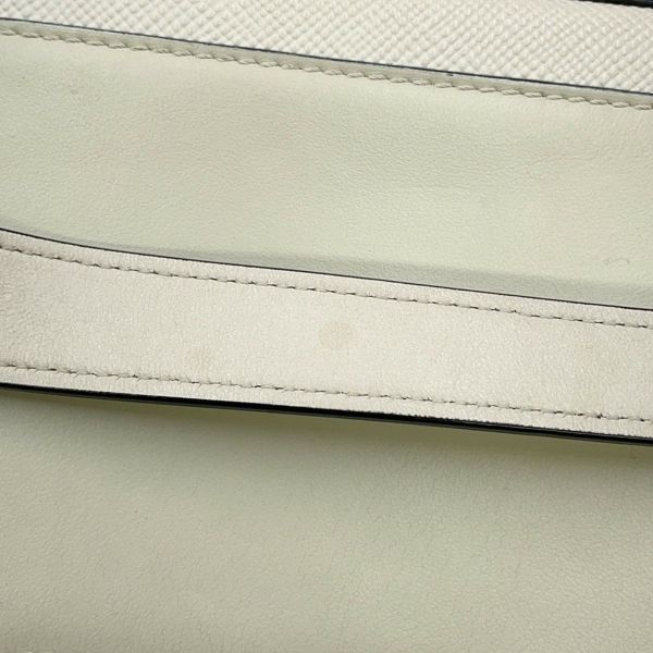 プラダ ショルダーバッグ アイデンティティ サフィアーノレザー 1BD249 PRADA 白