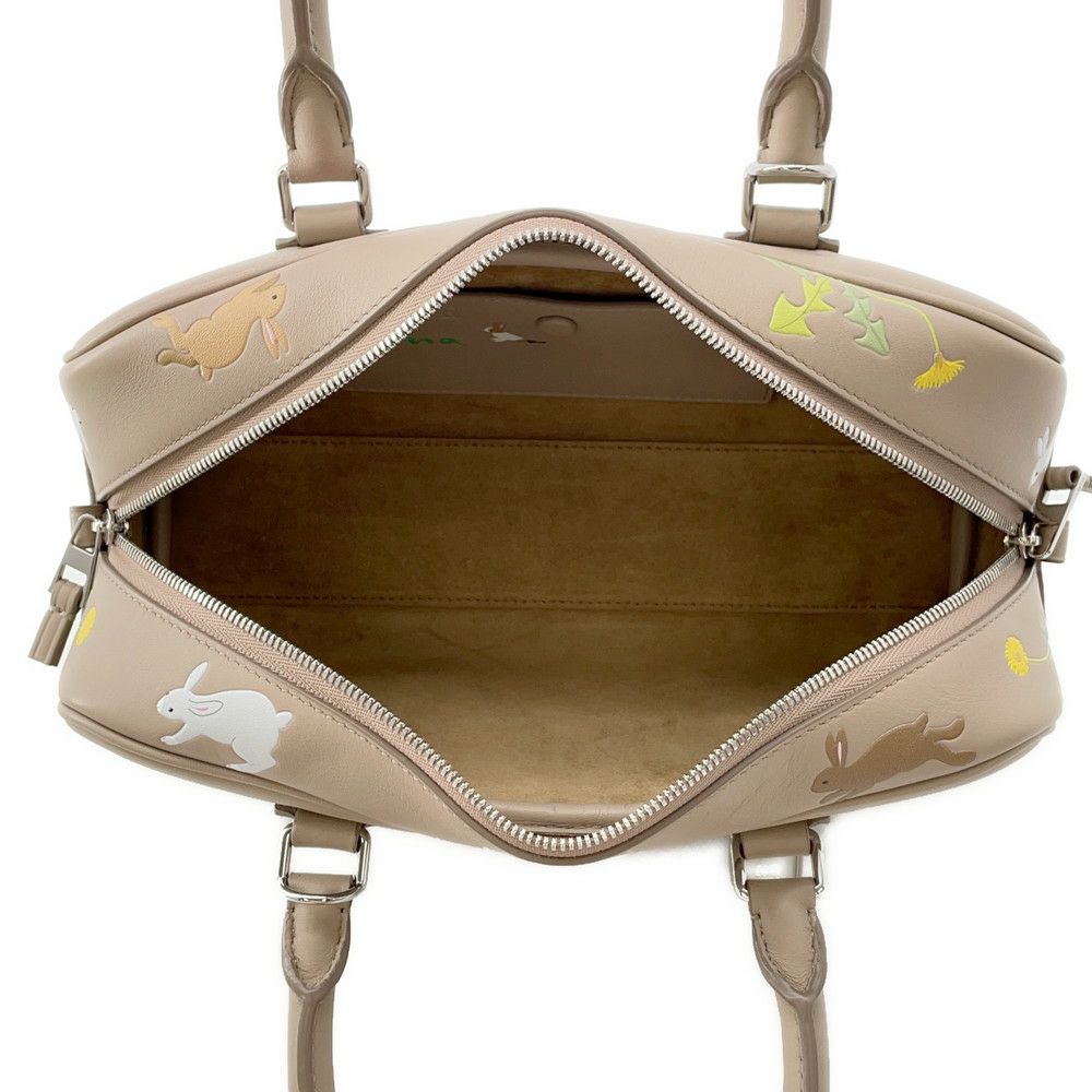 ロエベ ハンドバッグ Suna Fujitaコラボ アマソナ23 クロップド バッグ レザー LOEWE 2way ウサギ