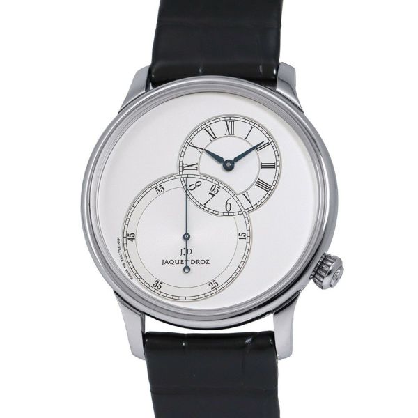 ジャケ ドロー グラン セコンド オフセンター J006030240 JAQUET DROZ 腕時計 シルバー文字盤