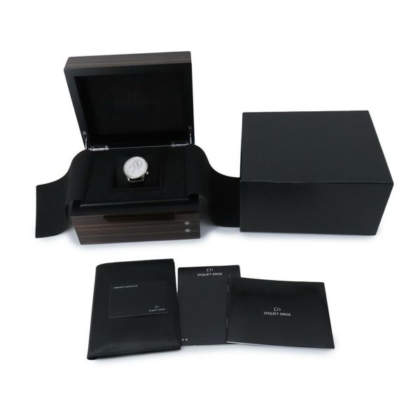 ジャケ ドロー グラン セコンド オフセンター J006030240 JAQUET DROZ 腕時計 シルバー文字盤