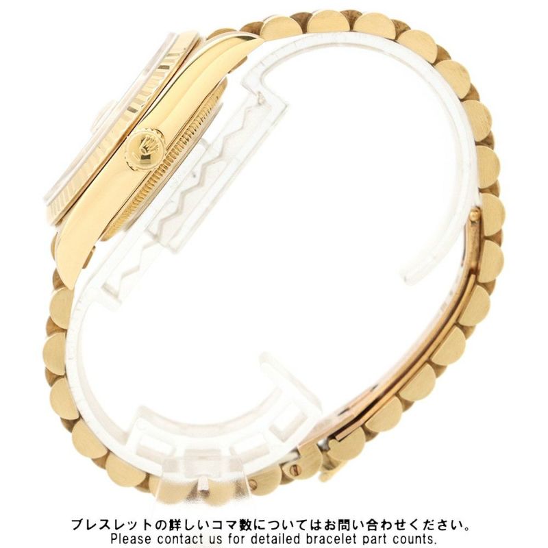 ロレックス デイデイト L番 18238 ROLEX 腕時計 シャンパン文字盤 2Pバケットダイヤ 8Pダイヤ