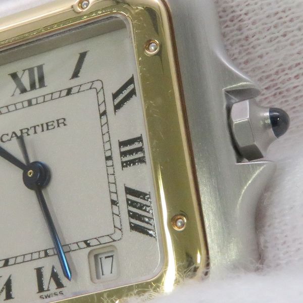 カルティエ パンテール MM 2ロウ W25028B6 Cartier 腕時計 アイボリー文字盤 クォーツ