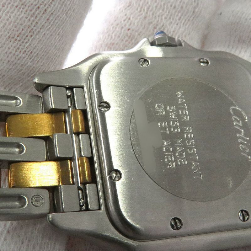 カルティエ パンテール MM 2ロウ W25028B6 Cartier 腕時計 アイボリー文字盤 クォーツ