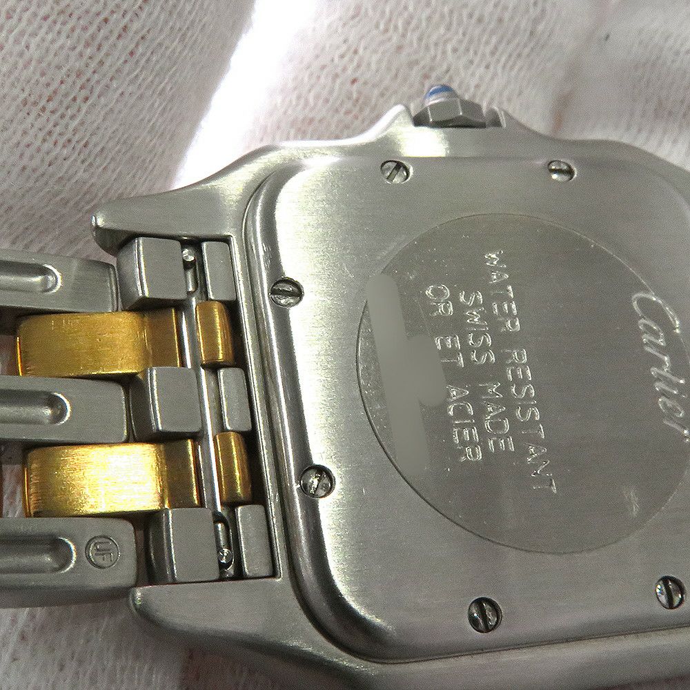 カルティエ パンテール MM 2ロウ W25028B6 Cartier 腕時計 アイボリー文字盤 クォーツ