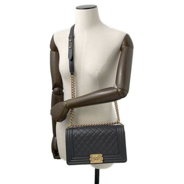 シャネル チェーンショルダーバッグ ココマーク ボーイシャネル A67086 CHANEL