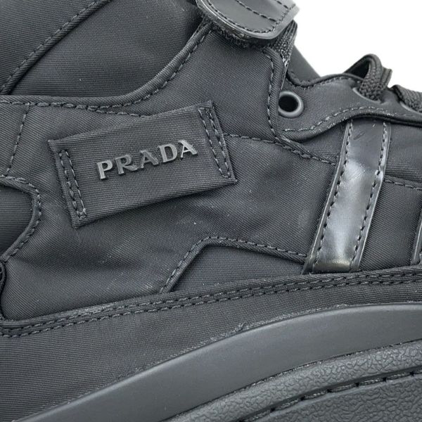 プラダ スニーカー Re-Nylonプラダ×adidas フォーラムハイカット メンズサイズ7 1/2 2TG193 PRADA 黒