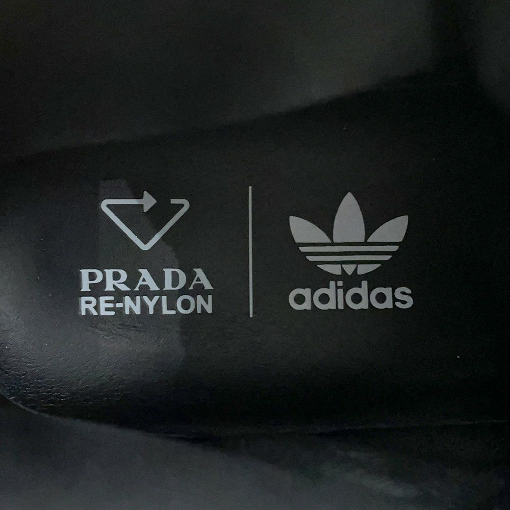 プラダ スニーカー Re-Nylonプラダ×adidas フォーラムハイカット メンズサイズ7 1/2 2TG193 PRADA 黒