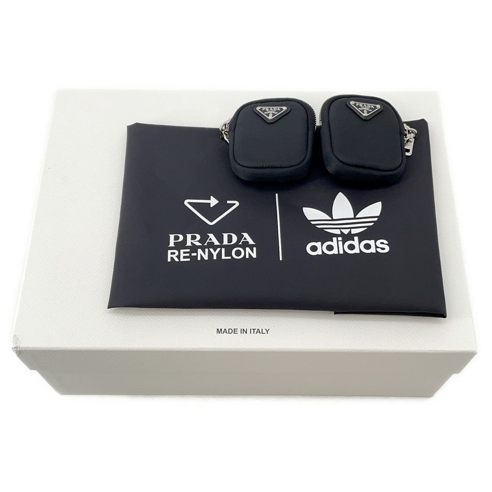 プラダ スニーカー Re-Nylonプラダ×adidas フォーラムハイカット メンズサイズ7 1/2 2TG193 PRADA 黒