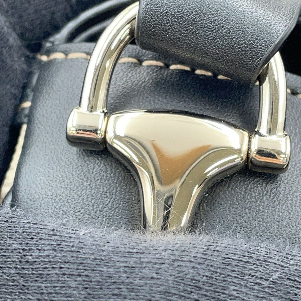 グッチ ショルダーバッグ GGスプリーム ホースビット 1955 ソフト スモール 815205 GUCCI 黒