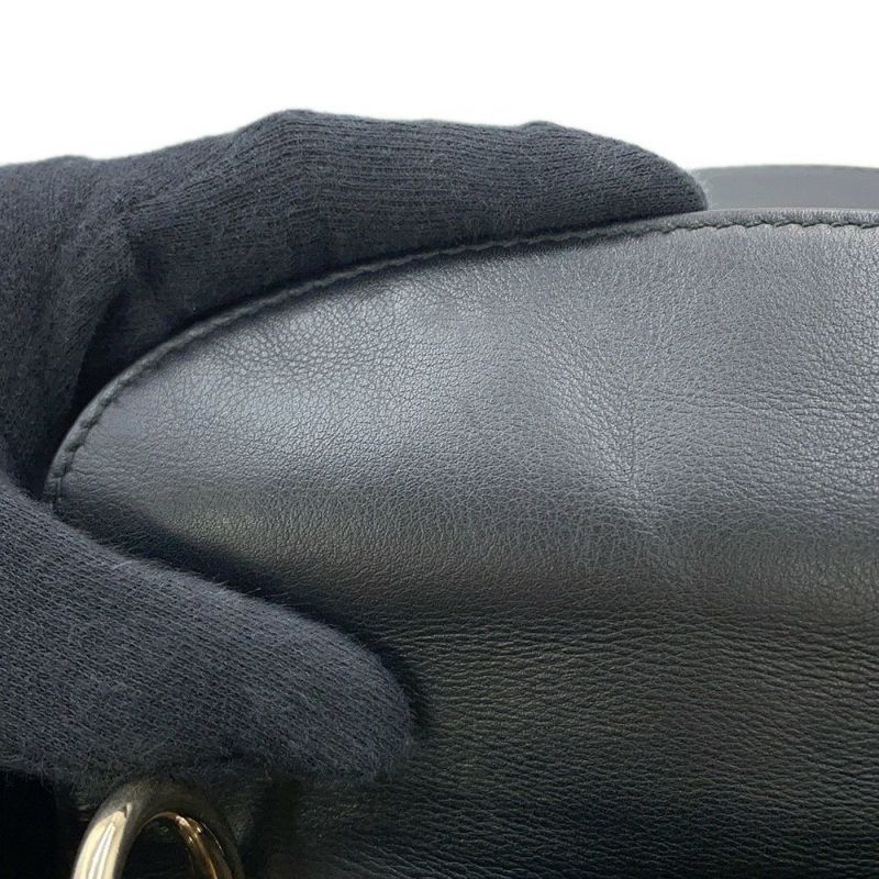 クリスチャン・ディオール ハンドバッグ レディディオール ハートプリント ミニ レザー Christian Dior 2way 黒