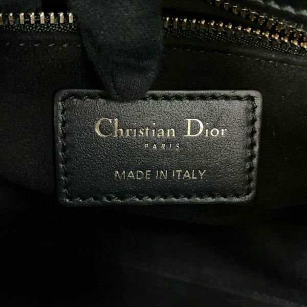 クリスチャン・ディオール ハンドバッグ レディディオール ハートプリント ミニ レザー Christian Dior 2way 黒