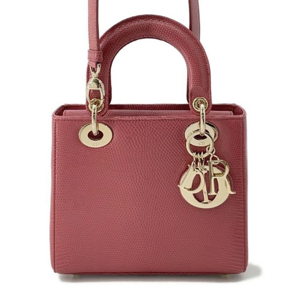 ディオール ハンドバッグ レディディオール スモール リザード M0531OLEZ Christian Dior 2way
