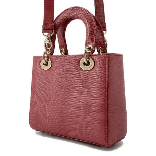 ディオール ハンドバッグ レディディオール スモール リザード M0531OLEZ Christian Dior 2way