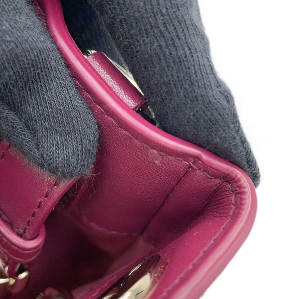 クリスチャン・ディオール ハンドバッグ レディ 95.22 カナージュ ミニ レザー Christian Dior 2way