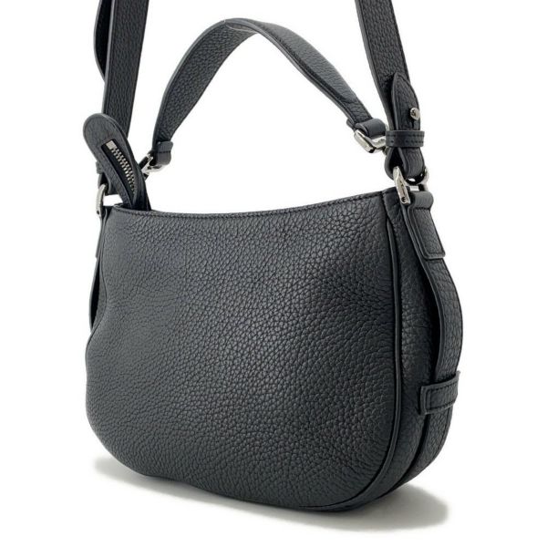 クリスチャン・ディオール ハンドバッグ サドル ミニソフトバッグ レザー 1ADHO023 Christian Dior 2way 黒