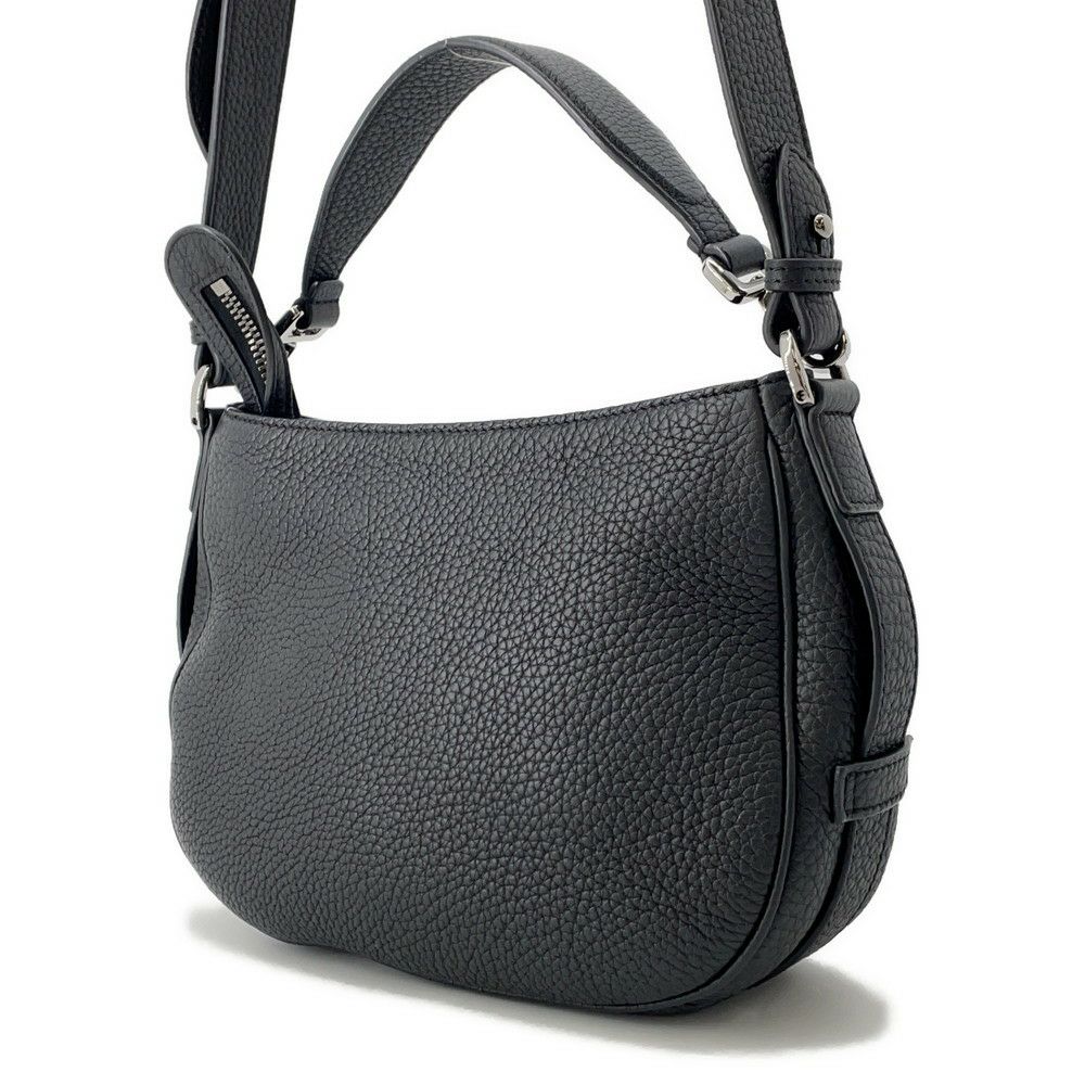 クリスチャン・ディオール ハンドバッグ サドル ミニソフトバッグ レザー 1ADHO023 Christian Dior 2way 黒