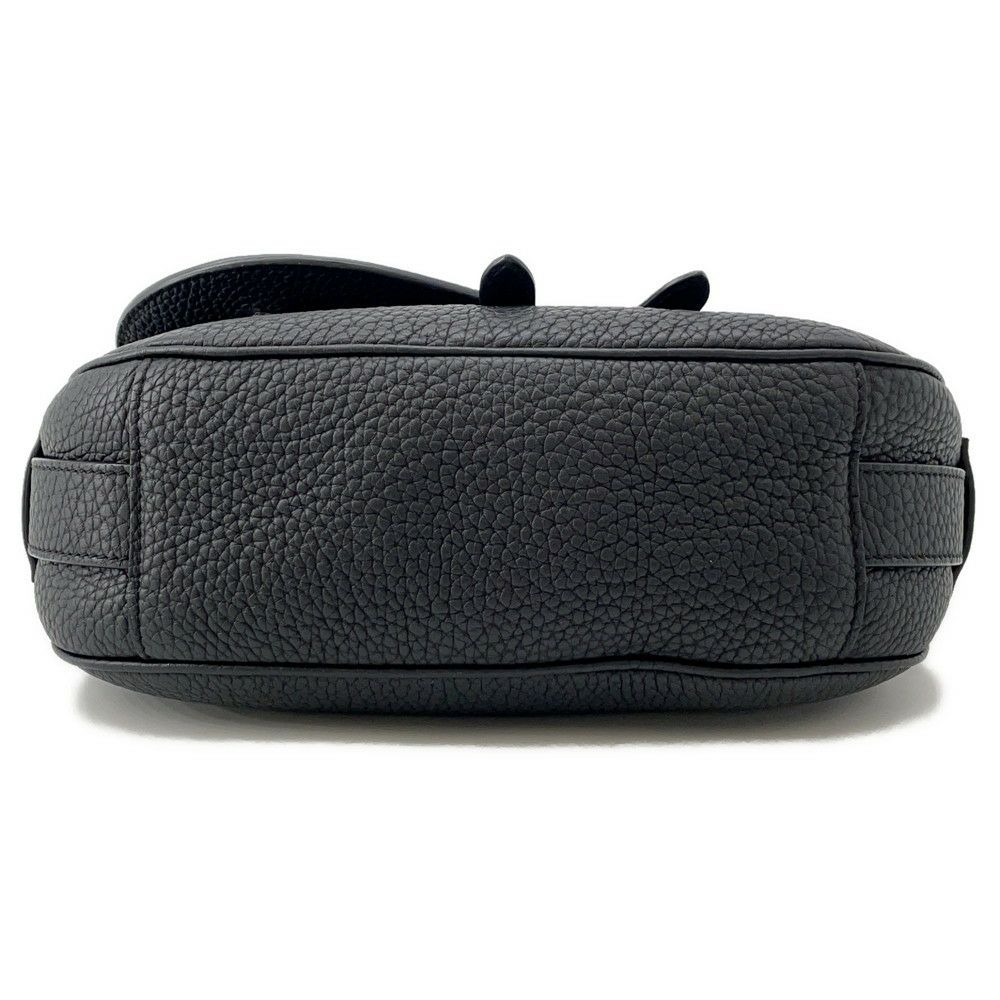 クリスチャン・ディオール ハンドバッグ サドル ミニソフトバッグ レザー 1ADHO023 Christian Dior 2way 黒