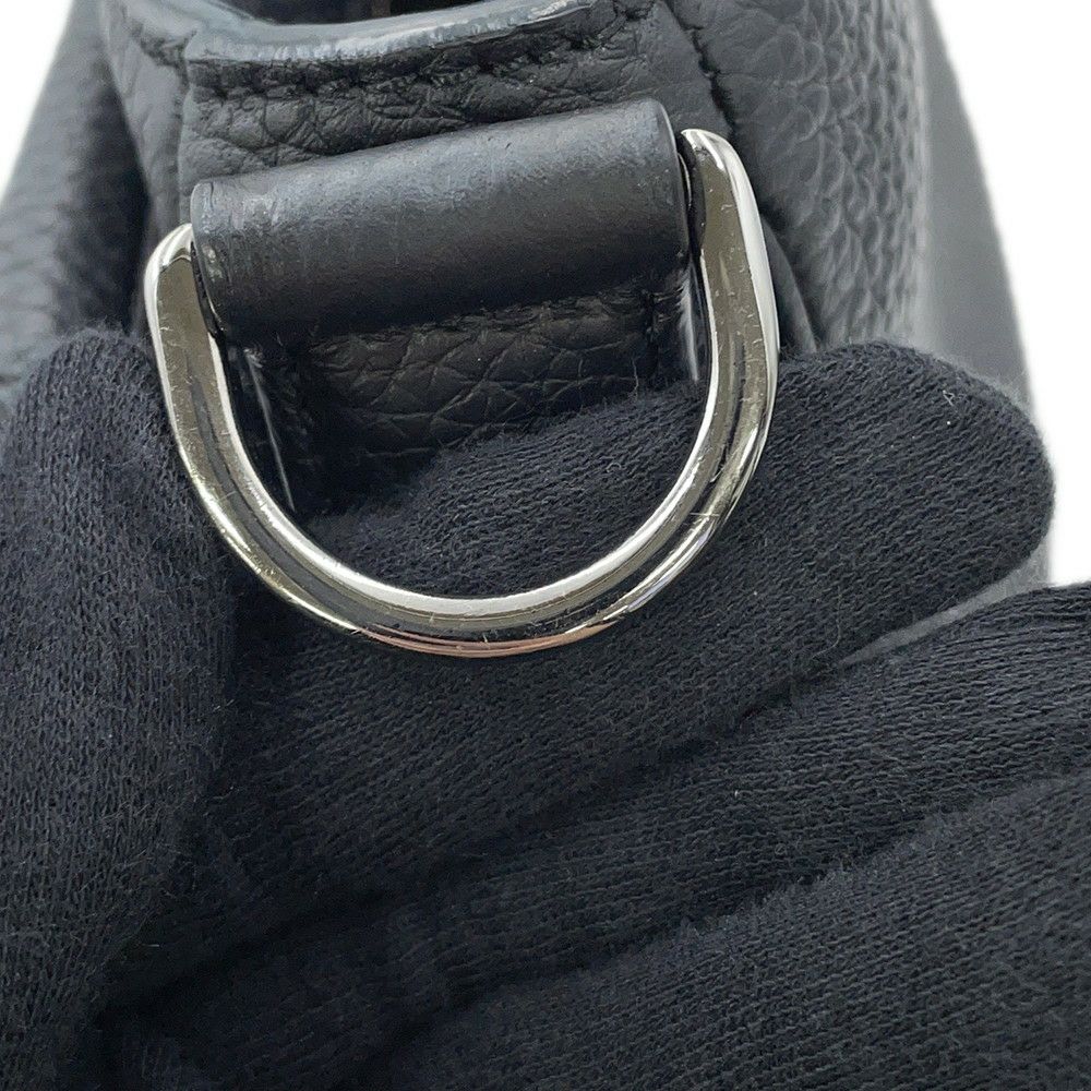 クリスチャン・ディオール ハンドバッグ サドル ミニソフトバッグ レザー 1ADHO023 Christian Dior 2way 黒