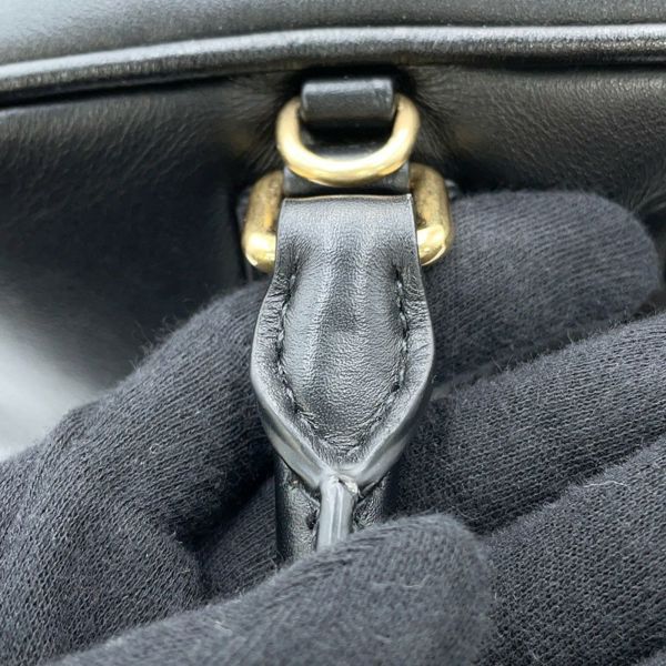 ミュウミュウ ハンドバッグ アルカディ レザー 5BB148 MIUMUU 2way 黒