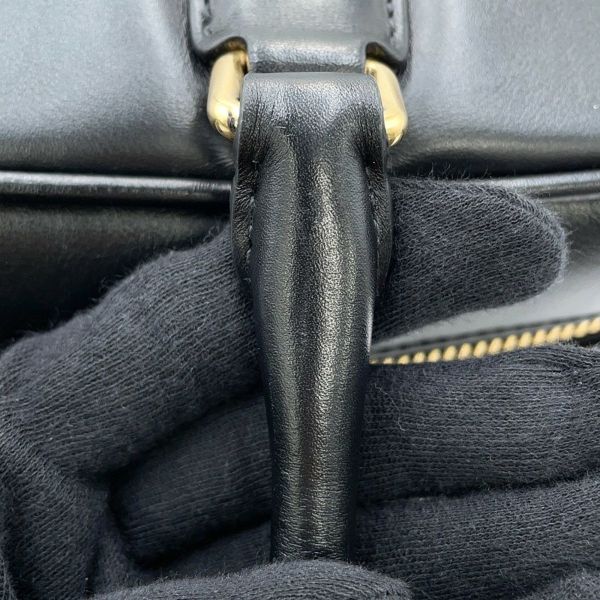 ミュウミュウ ハンドバッグ アルカディ レザー 5BB148 MIUMUU 2way 黒