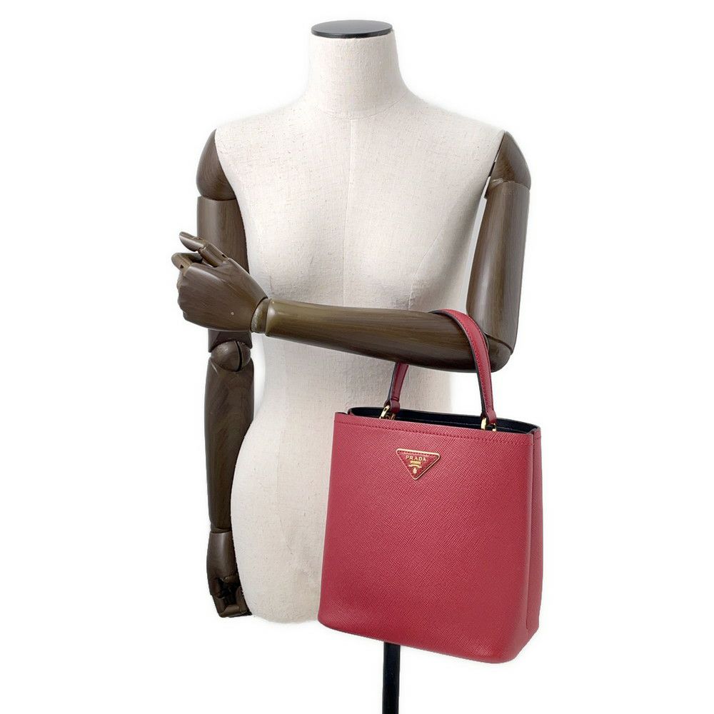 プラダ ハンドバッグ サフィアーノ パニエ 1BA212 PRADA 2way