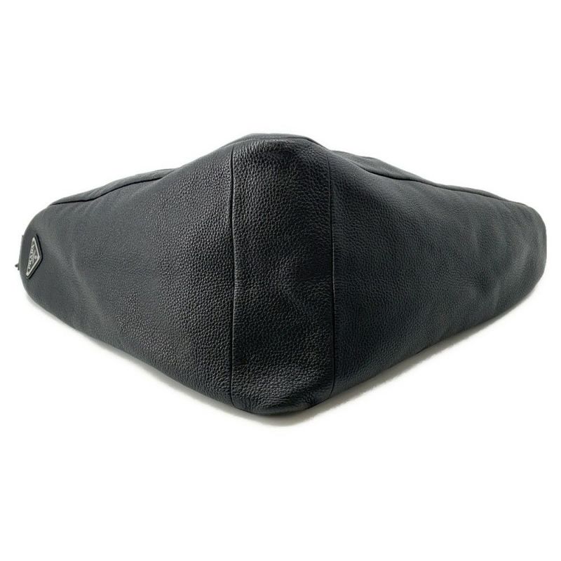 プラダ ショルダーバッグ トライアングルバッグ レザー 2VY007 PRADA 黒