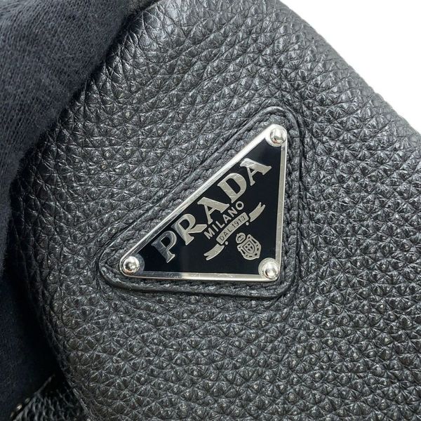 プラダ ショルダーバッグ トライアングルバッグ レザー 2VY007 PRADA 黒
