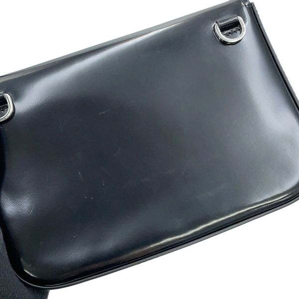 プラダ ハンドバッグ ブラッシュレザー 2VD061 PRADA 黒 ミニバッグ