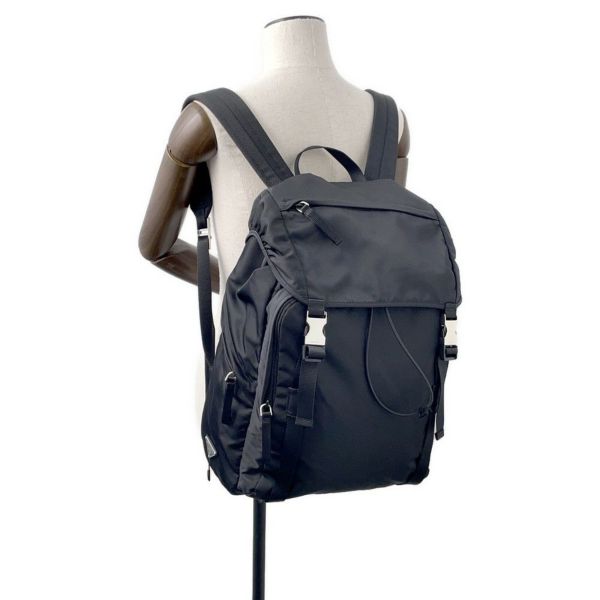 プラダ リュックサック バックパック ナイロン 2VZ062 PRADA バッグ 黒