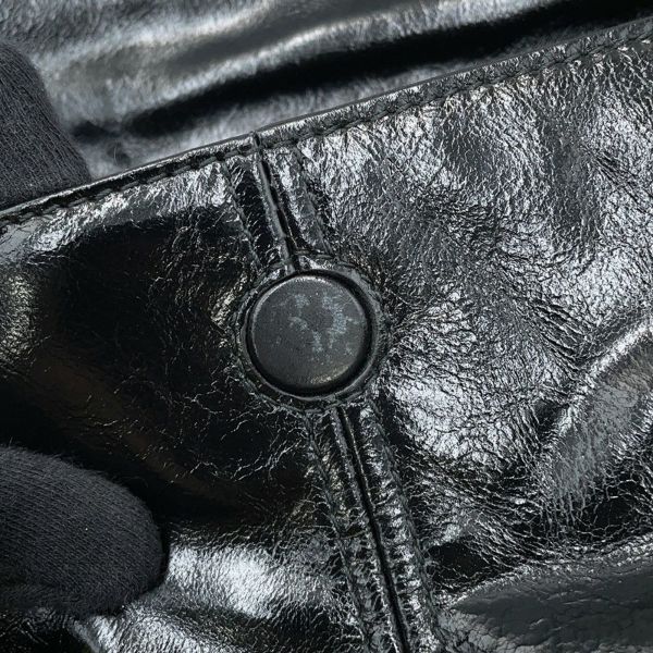 プラダ ショルダーバッグ ミディアム レザー 1BD376 PRADA 黒